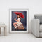 Hand Painted DIY Umbrella Girl Oil Canvas Paint By Numbers Drawing Kit Orna