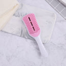Anti-static Comb Hollow-out Massage Hair Brush Hairdressing Tool (White) Newly