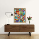 5D DIY Diamond Painting Kits Full Square Drill Cartoon House Drawing Mosaic Arts