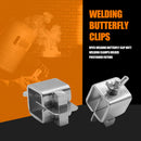 8pcs Stainless Steel Butterfly Valve Welding Clamps Holder Positioner Fixture