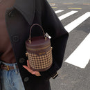 Women PU Leather Handbags Autumn Winter Casual Mini All-Match Phone Buckets Bags