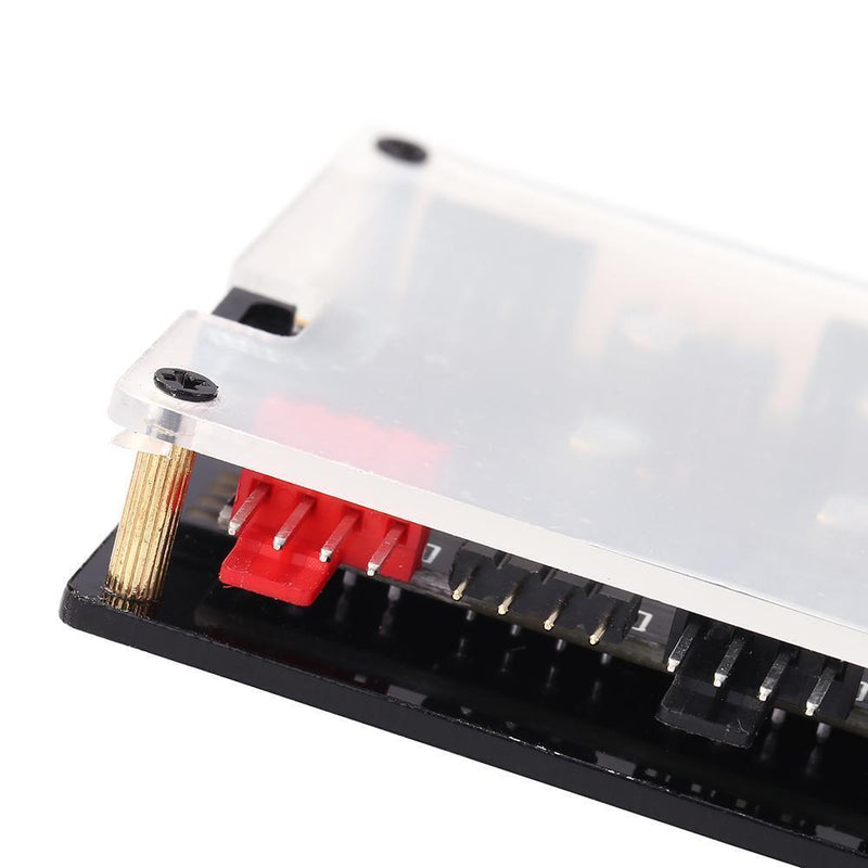 1 To 8 Multi Way RGB PWM HUB 12V/4 Pin for Fan Motherboard (SATA+Shell)