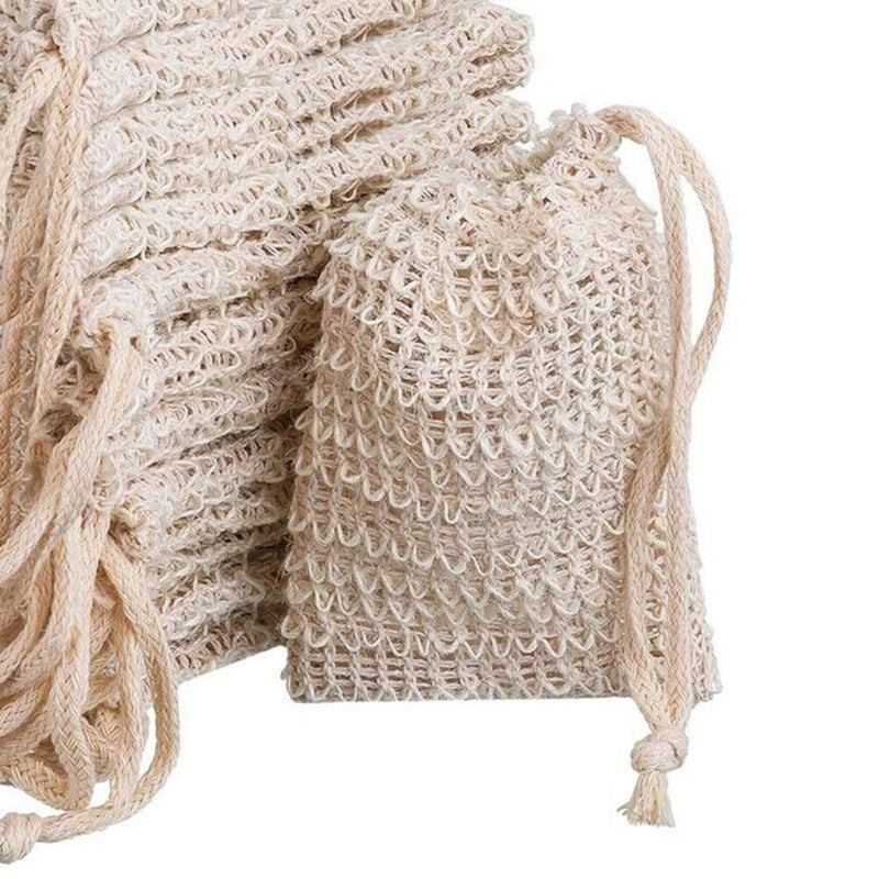 10pcs Easy Soap Foam Maker Drawstring Bubble Net Bath Cleaning Soap Storage Bag