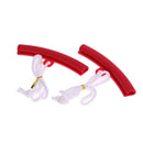 2pcs Motorcycle Saver Changing Tyre Tire Wheel Rim Edge Protectors (Red)