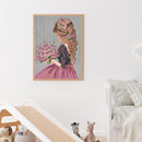 5D Diamond Painting Girl Partial Special Shape Drill Rhinestone DIY Home De