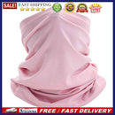 Cycling Pure Color Face Cover Riding Sunscreen Scarf Outdoor Bandana (Pink)
