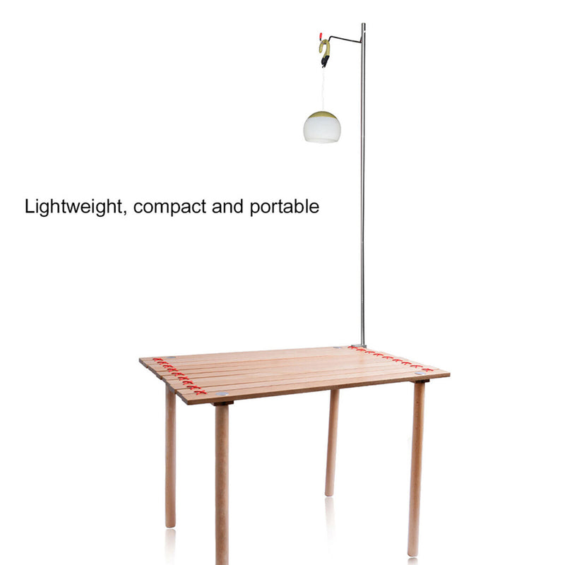 SUNDICK Light Stand Outdoor Camping Folding Lamp Pole Aluminum Alloy Stand