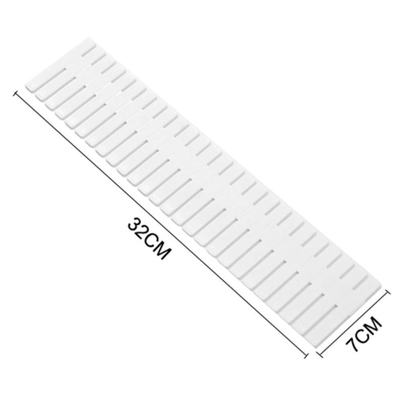 DIY Drawer Divider Household Storage Shelves Partition Board (4pcs White) Newly