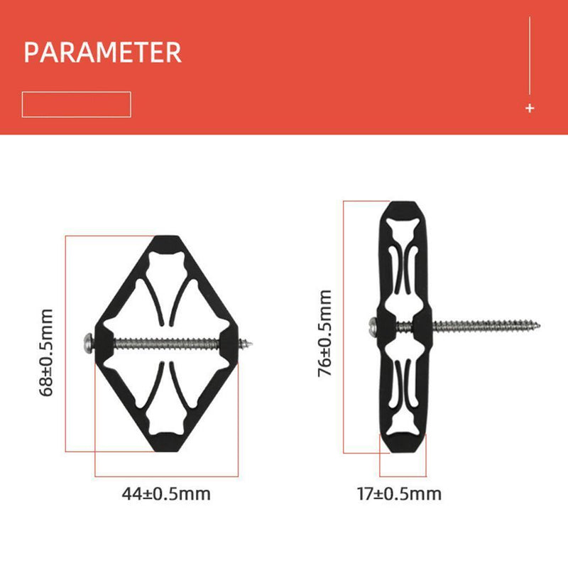 30pcs 86mm Wall Socket Switch Bottom Box Fixed Support Rod Cassette Repair