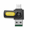 2 in 1 USB OTG Card Reader Micro USB OTG TF SD Card Reader Adapter (Yellow)