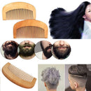Styling Tool Fine Coarse Teeth Mustaches Brush Peach Wood Beard Hair Comb