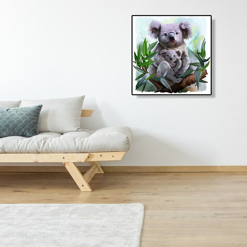 5D DIY Full Drill Diamond Painting Koala Cross Stitch Embroidery Decor Craft