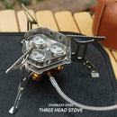 Outdoor Camping Gas Stove Burner High Power Portable N6I3 Ultralight Tool K2Y2