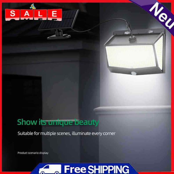 Solar Motion Sensor Illuminated 468LED Solar Light Outdoor Lighting for Garagenga