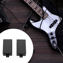 2pcs Plastic Sealed Double Coil Humbucker Pickup Cover For Guitar(Black) Newly