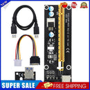 PCIe Riser VER006 PCI-E 1x to 16x Adapter Extender 15-Pin to 4 Pin Power