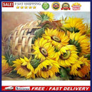 5D DIY Full Round Drill Diamond Painting Sunflower Rhinestone Drawing Pictu