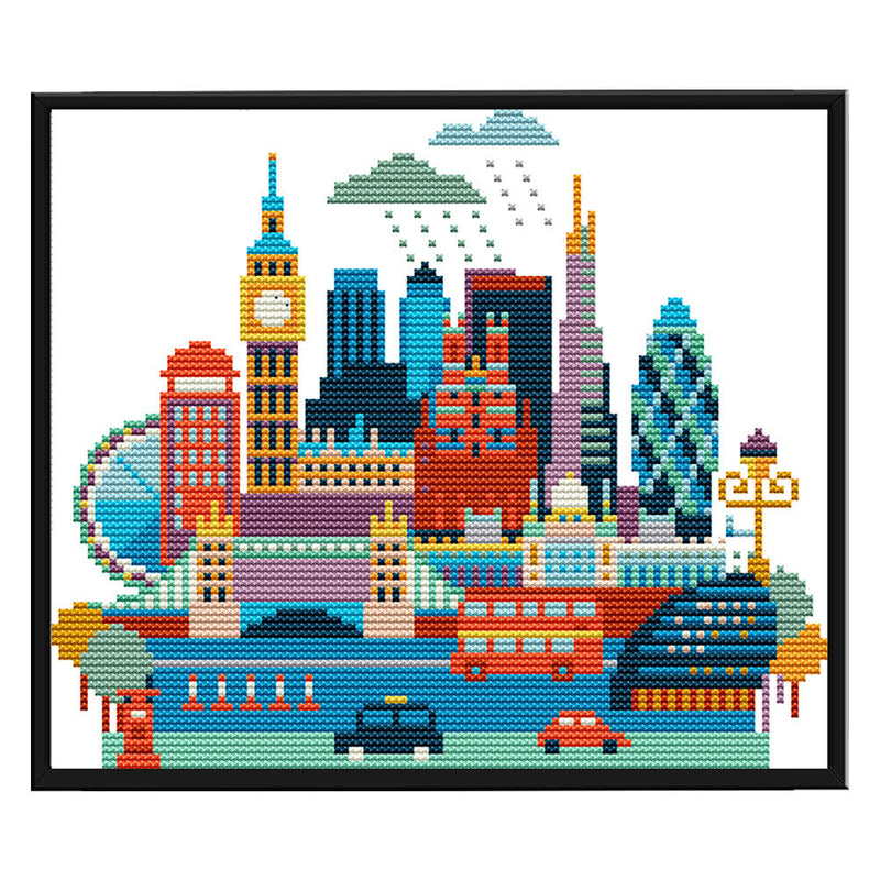 Part Embroidery London Counted Cross Stitch 14CT 2 Strand Cotton Decoration