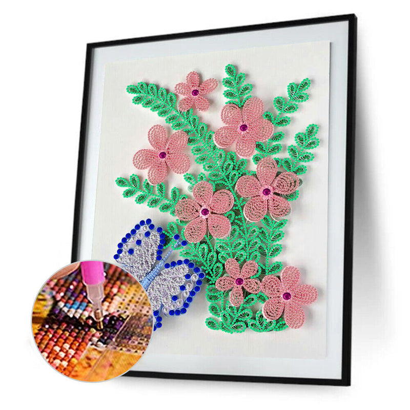 #A Yan Paper Drawing 5D DIY Diamond Painting Special-shaped Partial Drill Decor