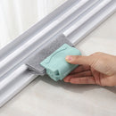 Groove Cleaning Window Brush Corners Household Cleaner Tool (Blue Green) Newly