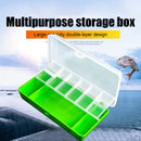 11 Compartments Fishing Box Double Layer Lure Hook Storage Organizer Contai