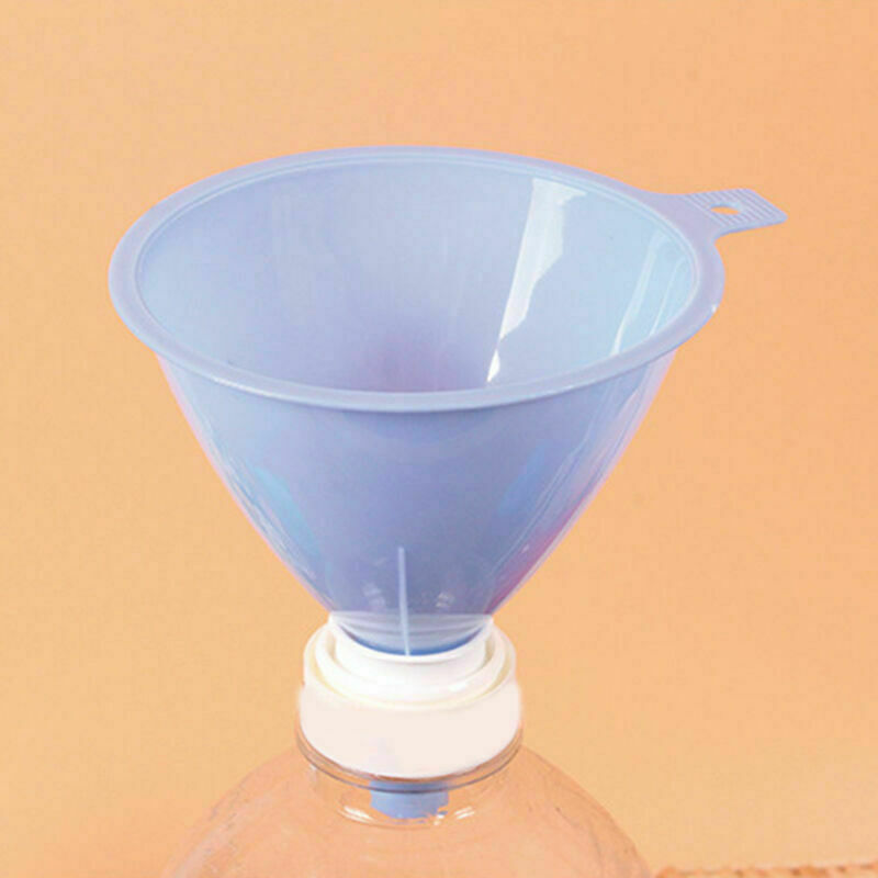 3 x Plastic Funnel Kitchen Tool Lab Car Gadget Liquid Oil-Fill Water Dlwo J8R4