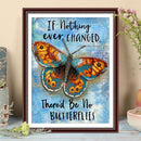DIY Diamond Painting Kits Butterfly Words Full Square Drill Hanging Home Deco