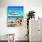 Welcome Summer Oil Paint By Numbers Kits DIY Handpainted on Canvas Wall Art Gift
