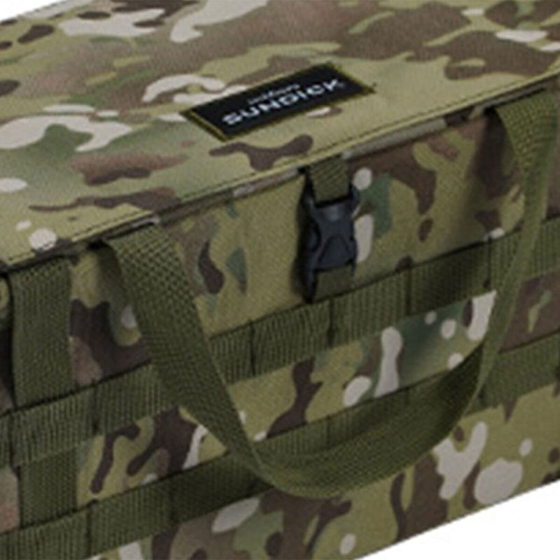 Storage Bag - Molle Waterproof Hanging Pocket for Desk Side (MC Camouflage)