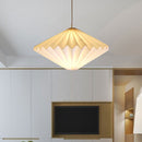 Nordic Creative Paper Origami Lantern Shade Pendant Light Decor (Saucer)