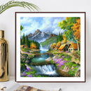 Diamond Painting DIY All Square Diamond Countryside Landscape Series
