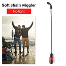 Carp Fishing Alarms Swing Indicator Outdoor No Light Pole Bite Sling Soft Chain