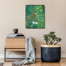 DIY Digital Oil Painting By Numbers Green Flower Color Drawing Plant Picture Kit