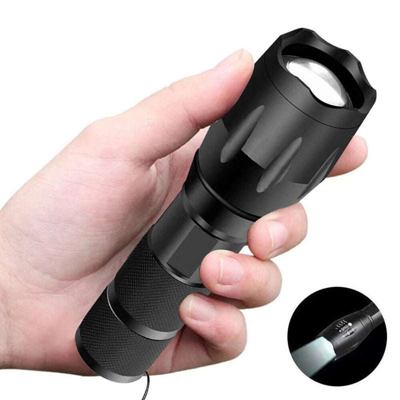 Powerful LED Flashlight 3 Mode Portable Flashlight USB Recharge