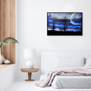 5D DIY Full Round Drill Diamond Painting Moonlight Forest View Handmade Decor