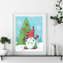 Gnome Gift Oil Paint By Numbers DIY Coloring Christmas Picture for Adults Chi