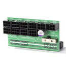 750W-1200W Power Supply Breakout Board 10 Ports PCIe 6 Pin for DPS-800GB A Newly