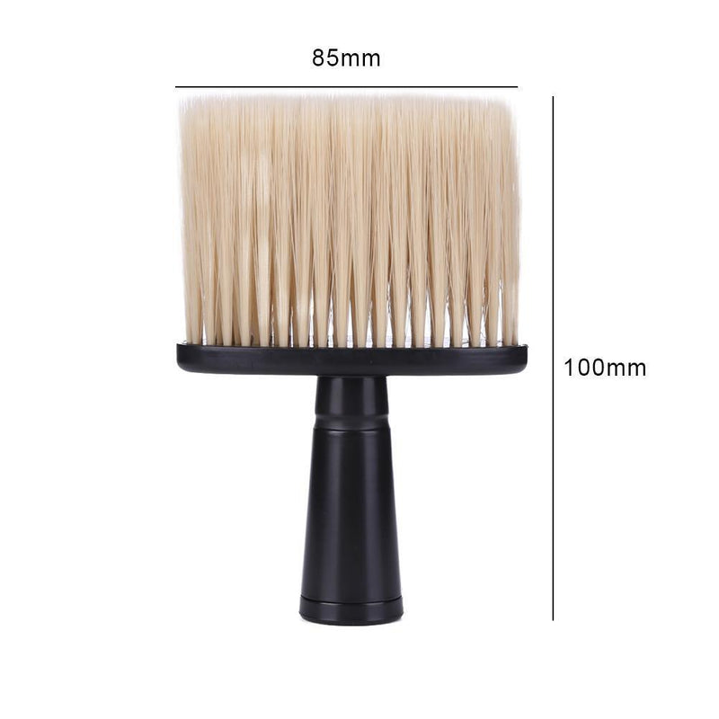 3pcs Neck Face  Brushes Barber Salon Cutting Hair Clean Hairbrush (Black)