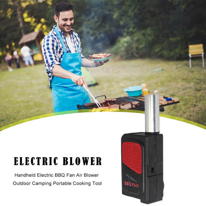 BBQ Fan Air Blower Handheld Electric Convient Barbecue Picnic Cooking Tools