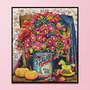 Partial Embroidery Set 14CT Needlework DIY Cross Stitch Kit 2 Strands Daisy
