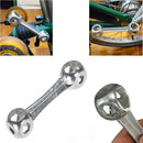 Hot Lock Ring Spanner Bike Hexagon Wrench Bone Shape Bicycle Repair Tool
