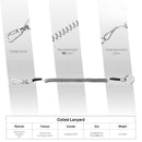 Tool Portable Fishing Lanyards Spring Elastic Rope Anti-lost Phone Keychain