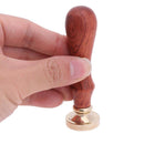 Retro Wax Stamp Wood Handle DIY Scrapbooking Envelope Sealing Stamp Seal(D)