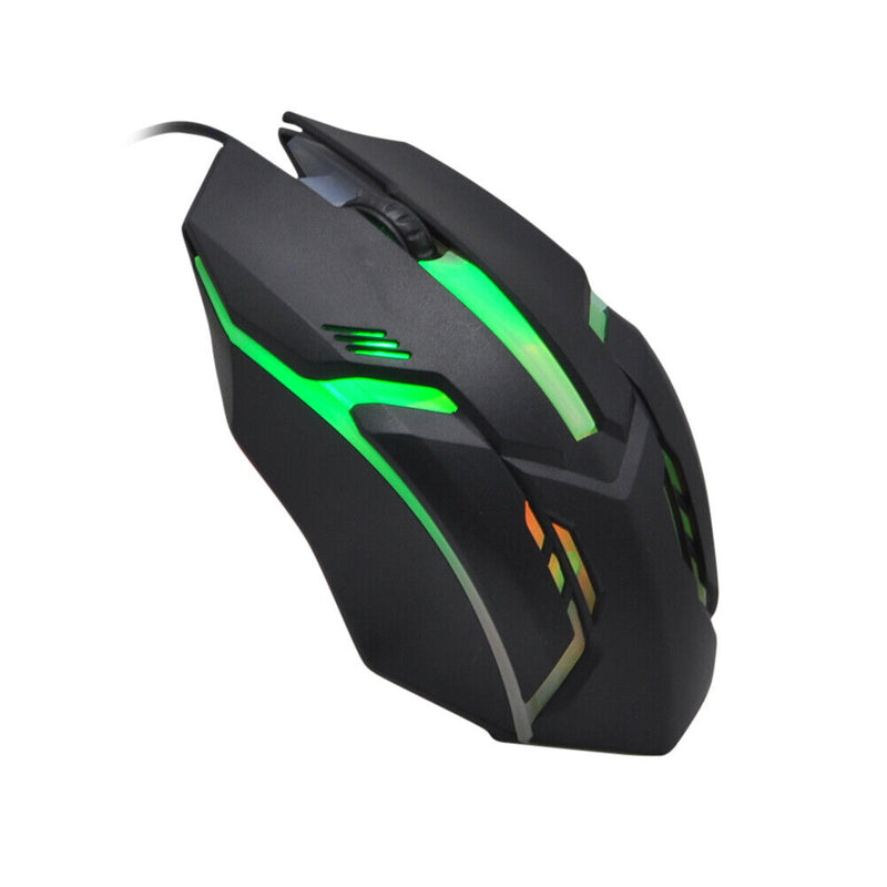 120cm USB 5500dpi 2 Buttons Led Business Mouse Optical Ergonomic for Game O