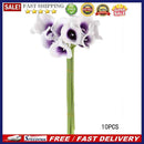 10pcs Calla Bridal Wedding Bouquet  Latex Real Feeling Flower Purple