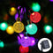 7m 30LED Crystal Ball Solar Light Waterproof Outdoor Garden Lamp (Colorful)
