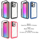 13 mini Pro Max Series 360 Degree Protect Full Body Mobile Cover TPU Phone Case
