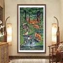 5D DIY Diamond Painting River Animal Full Drill Rhinestone Mosaic Art Picture