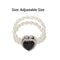With Crystal Double Layer Popular Accessories Aadjustable Ring Jewelry