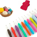 Handle Soft Grip Craft Tools Knitting Needles Aluminum Weave Yarn Crochet Hook